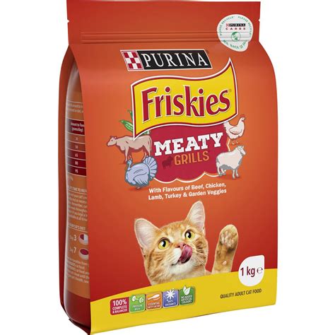 friskies adult meaty grills dry cat food 1kg woolworths