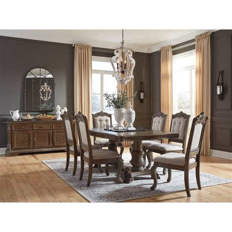 signature design  ashley charmond formal dining room group lindys furniture company