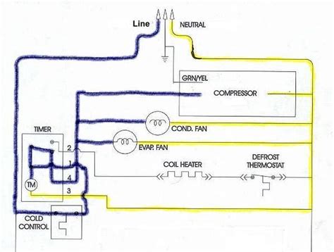 walk  freezer defrost timer wiring diagram