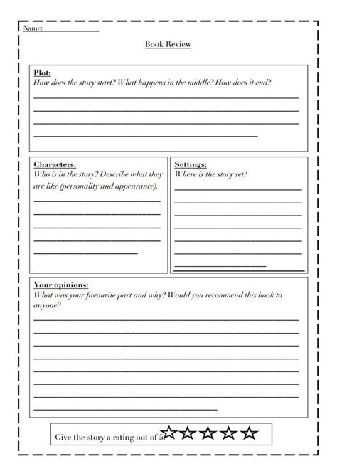 student book review template   pull thoughts    head