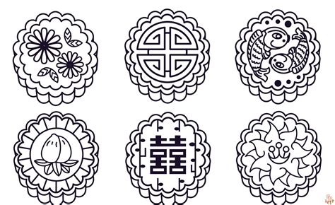 discover fun   mooncake coloring pages gbcoloring