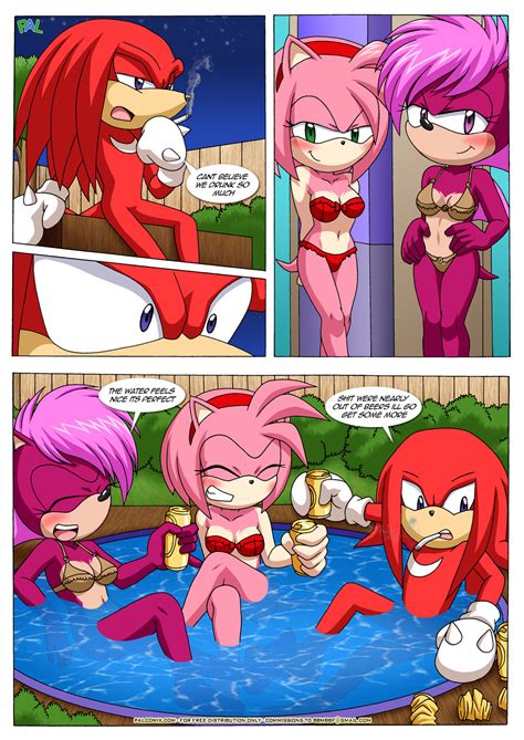 xbooru amy rose anthro comic furry hot tub sex machine mobius unleashed sega sonia the