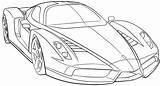 Ferrari Coloring Pages Car Cars Sport Colouring Sports Printable Kids Clipart Choose Board Porsche sketch template