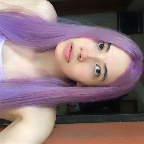 Girl Cute Purple Hair Aesthetic Instagram Goals