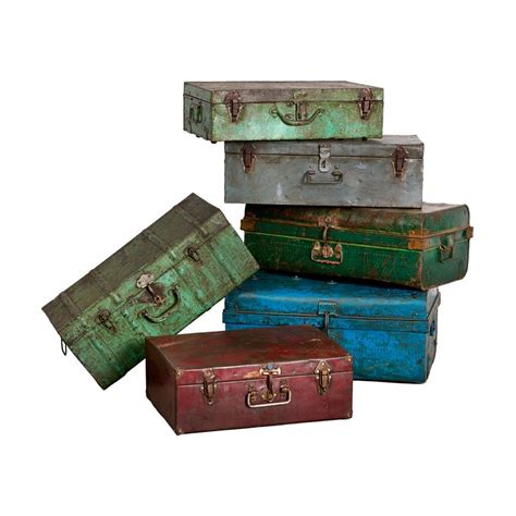 het kabinet oude ijzeren koffer oude koffers koffers poppenhuis