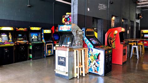 barcade detroit features  classic arcade games  craft beers