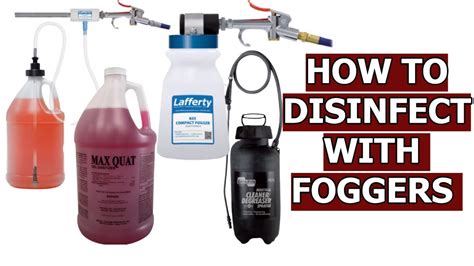 disinfectant foggers   disinfect  foggers youtube