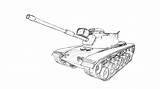 Tank Drawing Sherman Churchill M60 Getdrawings sketch template