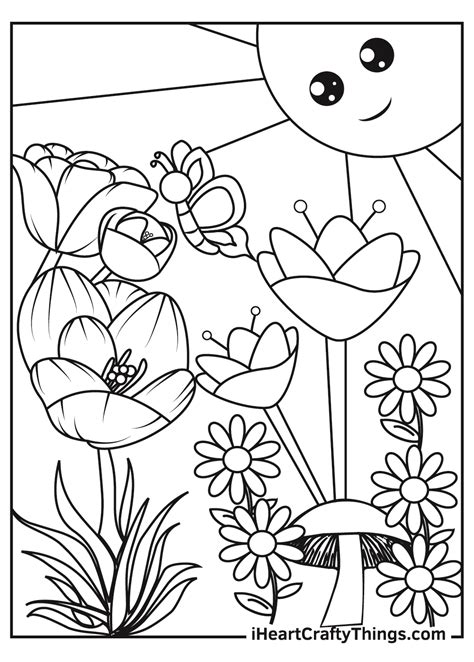 garden coloring pages updated