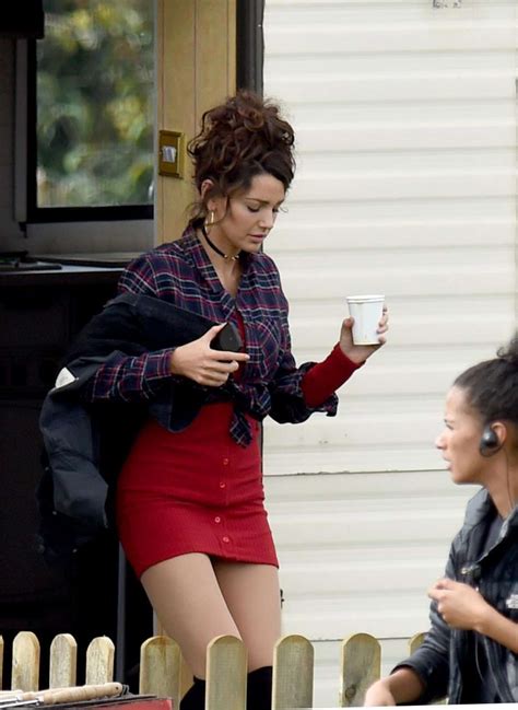 Michelle Keegan Filming New Comedy Brassic In Manchester Gotceleb