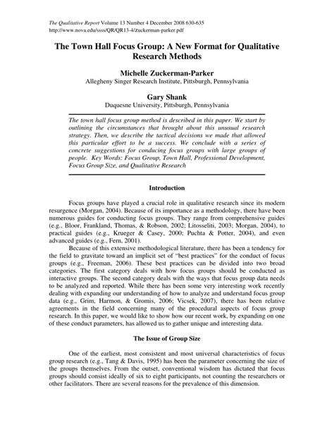 qualitative research paper format academic papers   citation
