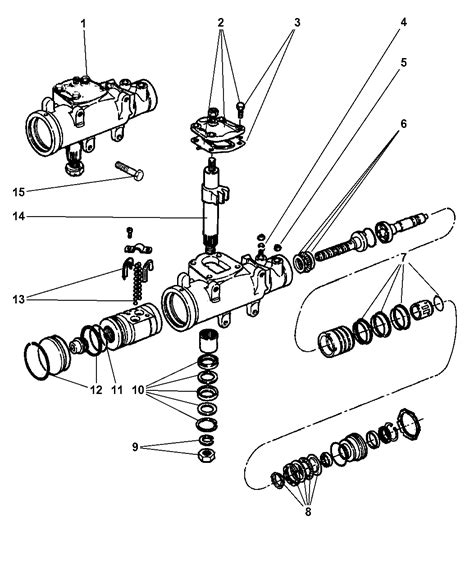 dodge ram  quad club cab power steering gear