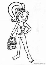 Polly Maillot Coloriage Bain Avec sketch template