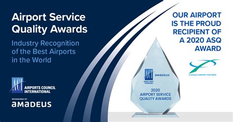 curacao international airport earns   asq award  airport  size  region