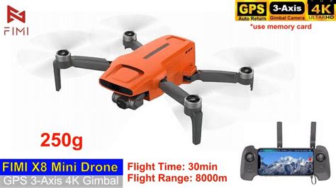 fimi  mini gps  axis gimbal  long range drone  released youtube