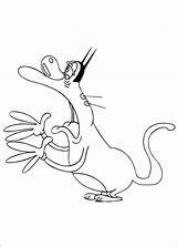 Oggy Coloring Cockroaches Pages Coloriage Fun Kids sketch template