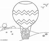 Coloring Balloon Balloons Air Hot Library Clipart Colouring Sheet sketch template