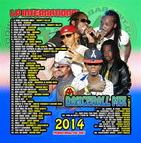 Lp International 2014 Dancehall Mix Vol 2 Reggaetapeshop