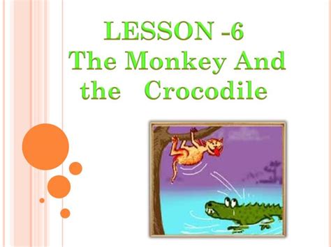 lesson   monkey   crocodile powerpoint