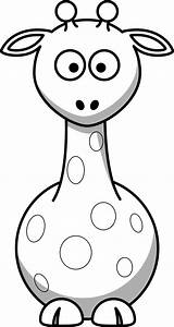 Clipart Giraffe Cliparts Smiling Baby Library Elephant sketch template