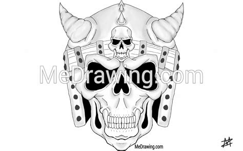 viking skull drawing skull drawing viking skull skull