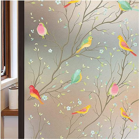 buy lifetree stained glass window film privacy frosted window film