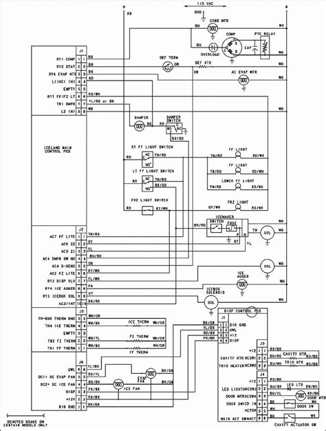 whirlpool refrigerator wiring diagram  references safertip