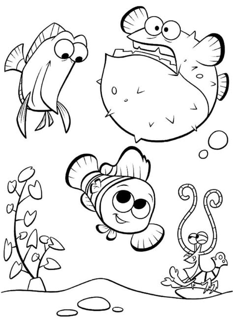 coloring pages  finding nemo