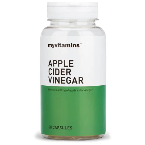 apple cider vinegar tablets mg daily serving myvitamins