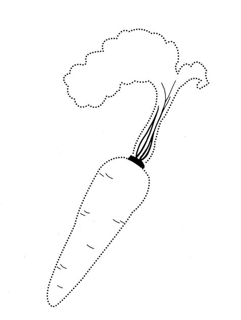 carrot coloring pages    print