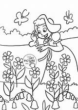 Spring Season Coloring Pages Seasons Colouring Flowers Drawing Kids Printable March Kindergarten Color Sheets Four Girl Summer Greetings Flower Getcolorings sketch template