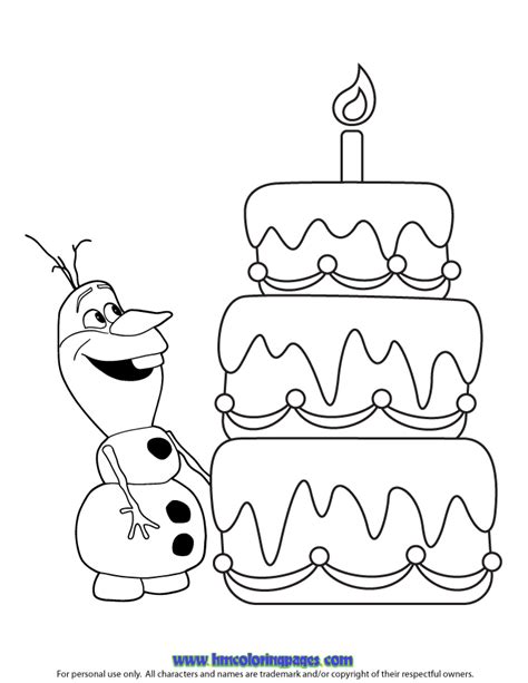 olaf coloring pages coloring home