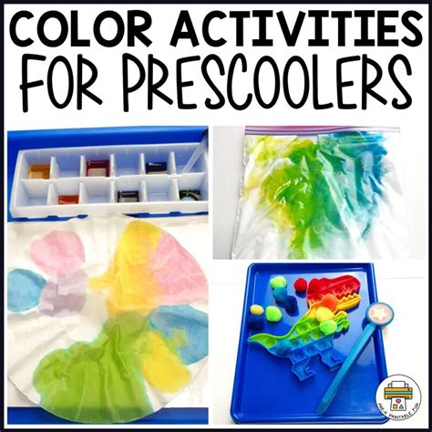 fun  easy color activities  preschoolers pre  printable fun