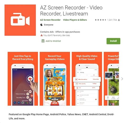 az screen recorder review features  tos