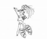 Persona Labrys Arena Abilities Coloring Pages sketch template