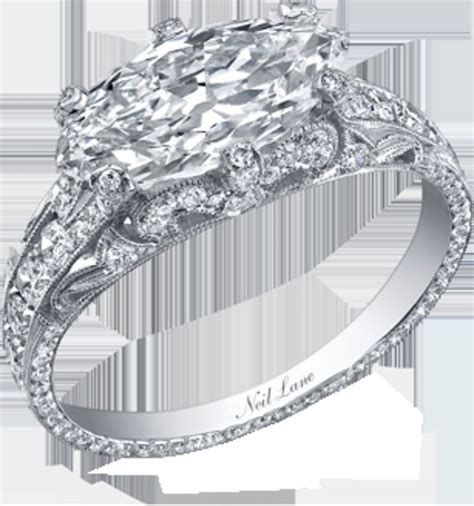 East West Engagement Rings Horizontal Engagement Rings East West