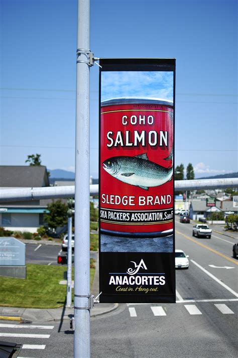 custom outdoor pole banners signs  tomorrow  bellingham event