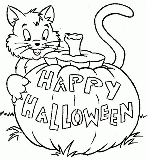 coloring pages simple halloween coloring pages   print