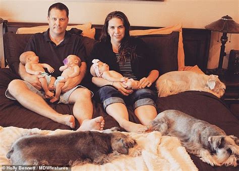 triplets are born through ivf treatment despite their mom being told to