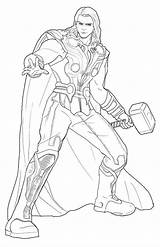 Coloring Thor Pages Printable Avengers Mythology Norse Superheroes Goddesses Gods Kids Online Para Colorear Marvel Colouring Drawing Sheets Color Boys sketch template