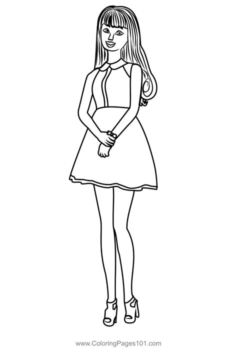 barbie  skipper coloring pages