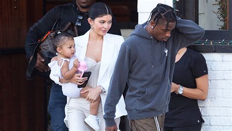 kylie jenner and travis scott take trip with stormi in new pics and videos hollywood life