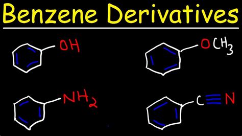naming benzene ring derivatives aromatic compounds
