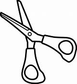 Scissors Clipart Scissor Clip Pair Glue Stick Craft Collection Shears Vector Hair Transparent Cutting Gclipart Getdrawings Drive Local Right Click sketch template