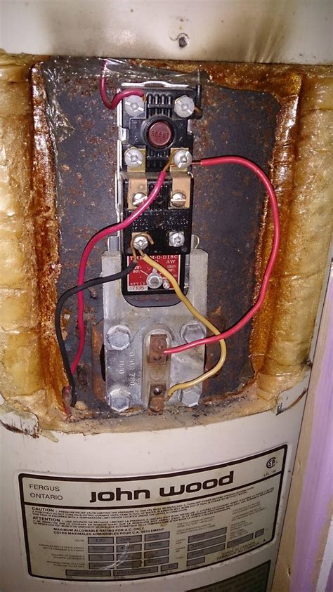water heater electrical wiring