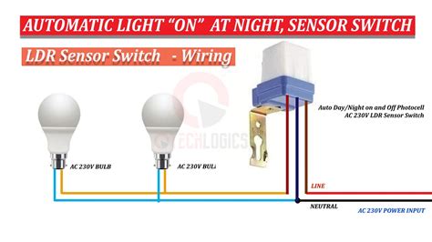 yard light sensor wiring diagram rz   volt photocell switch wiring diagram