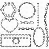 Chain Drawing Clipart Vector Frames Circle Link Tow Clip Borders Illustration Getdrawings Royalty Sketch Line Cliparts Corners Stock Vectors Horned sketch template