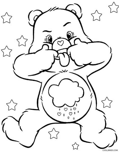 printable care bears coloring pages  kids coolbkids