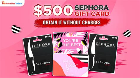 sephora gift card getfreebiestodaycom
