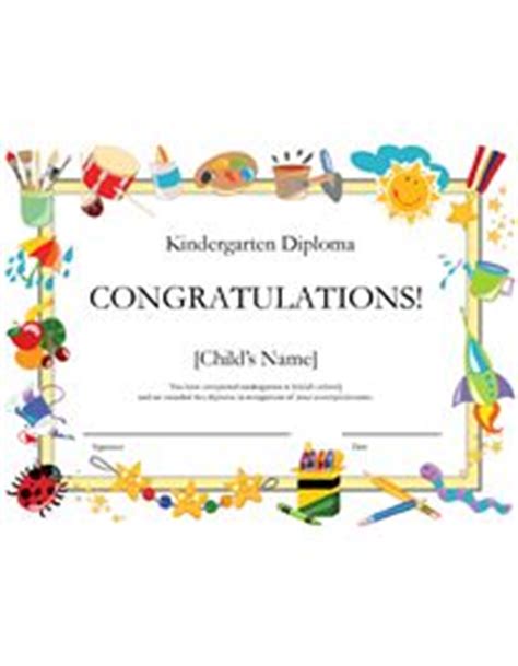 images  kindergarten diplomas  pinterest kindergarten